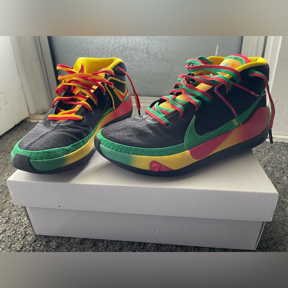 Kevin Durant colorful sneakers